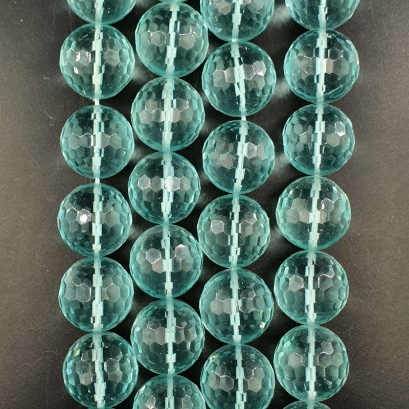 Ossidiana Perline Forma Tondo Sfaccettato 20mm