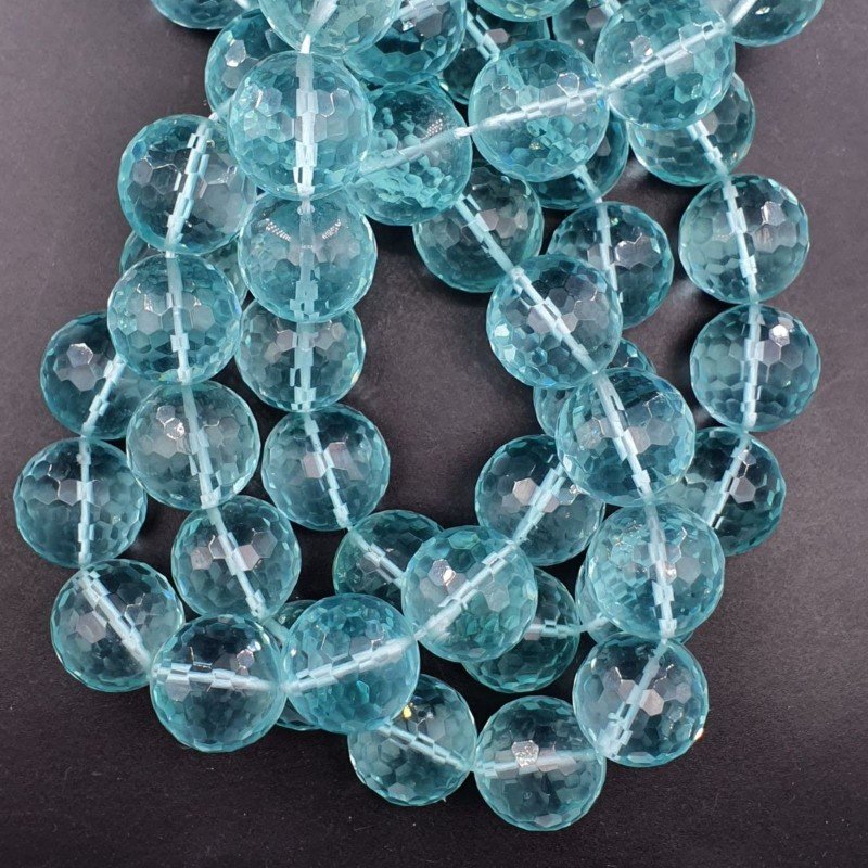 Ossidiana Perline Forma Tondo Sfaccettato 20mm