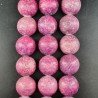 Sugilite Rinforzato in Perline Forma Tondo Liscio Foro Passante 20mm