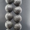 Pietra Lavica Perline Forma Tondo Liscio 18mm