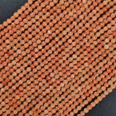 Giada Pesca Perline Forma Tondo Sfaccettato 02mm