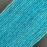 Angelite Celeste Perline Forma Tondo Sfaccettato 02mm