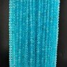 Angelite Celeste Perline Forma Tondo Sfaccettato 02mm