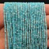 Angelite Celeste Multi Perline Forma Tondo Sfaccettato 02mm
