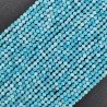 Angelite Celeste Multi Perline Forma Tondo Sfaccettato 02mm