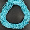 Angelite Celeste Multi Perline Forma Tondo Sfaccettato 02mm