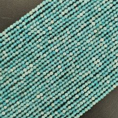 Angelite Multi Perline Forma Tondo Sfaccettato 02mm