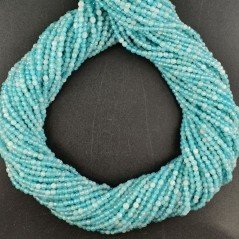 Angelite Multi Perline Forma Tondo Sfaccettato 02mm