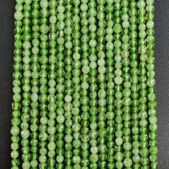 Agata Verde Perline Forma Tondo Sfaccettato 02mm