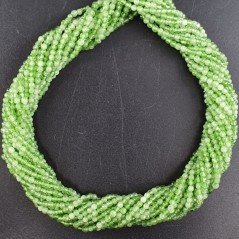 Agata Verde Perline Forma Tondo Sfaccettato 02mm