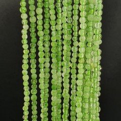 Agata Verde Perline Forma Tondo Sfaccettato 02mm