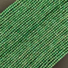 Agata Verde Perline Forma Tondo Sfaccettato 02mm