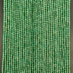 Agata Verde Perline Forma Tondo Sfaccettato 02mm