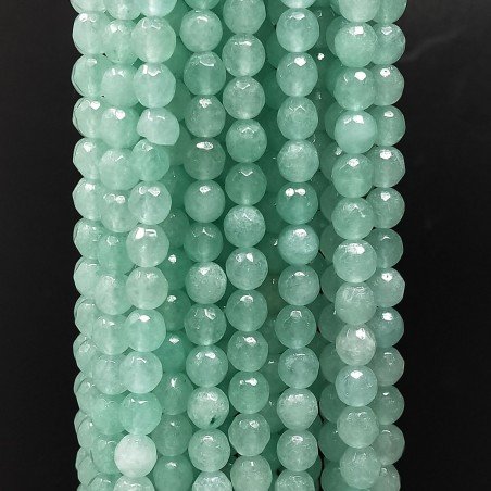 Giada Crisoprasio Perline Forma Tondo Sfaccettato 06mm