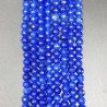 Giada Blu Perline Forma Tondo Sfaccettato 06mm