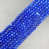 Giada Blu Perline Forma Tondo Sfaccettato 06mm