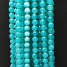 Giada Turchese Tiffany Perline Forma Tondo Sfaccettato 06mm