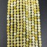 Giada Limone Perline Forma Tondo Liscio 06mm