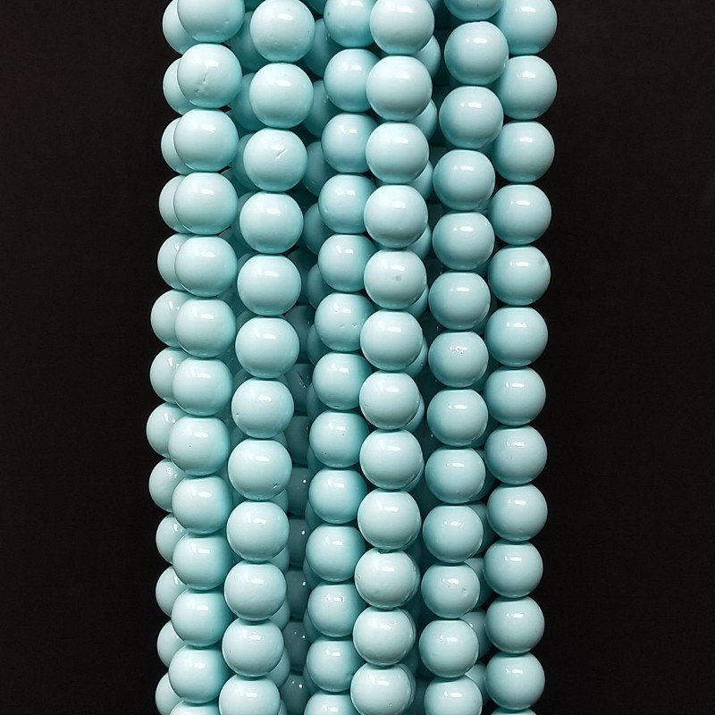 Perle Di Maiorca Turchese Perline Forma Tondo Liscio 06mm