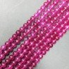 Giada Coreana Fucsia Perline Forma Tondo Liscio 06mm