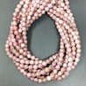 Rodonite Perline Forma Tondo Liscio Satinato-Matte 06mm