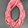 Giada Fucsia Satinato-Matte Perline Forma Tondo Liscio 06mm