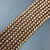 Ematite Rosato Perline Forma Tondo Sfaccettato Satinato-Matte 06mm