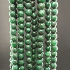 Diaspro Verde Scuro Perline Forma Tondo Sfaccettato 06mm