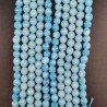 Angelite Perline Forma Tondo Sfaccettato 06mm