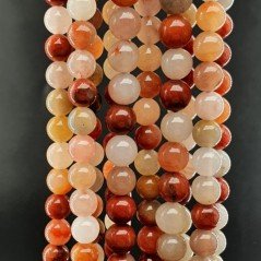 Diaspro Rosso Multicolor Perline Forma Tondo Liscio 06mm