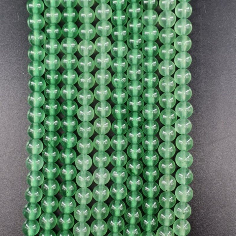 Avventurina Verde Perline Forma Tondo Liscio 06mm