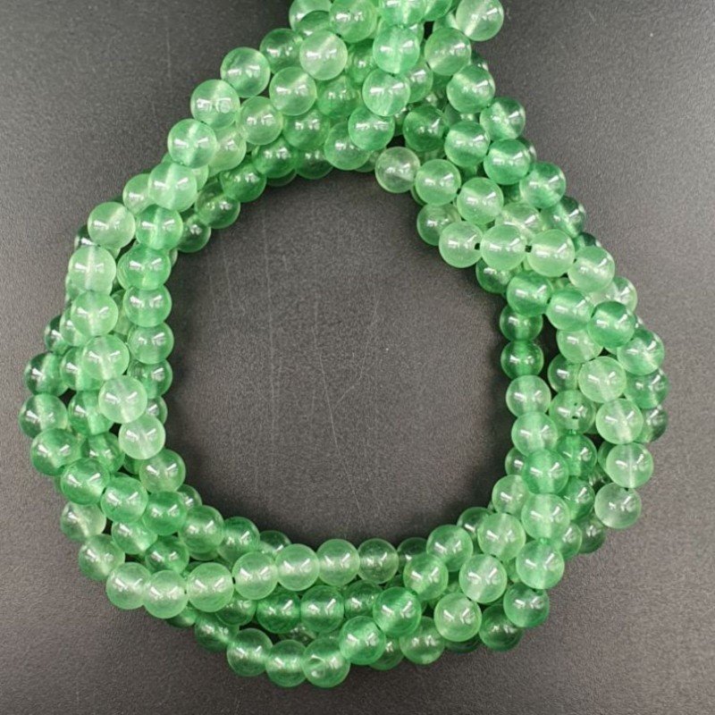 Avventurina Verde Perline Forma Tondo Liscio 06mm