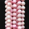 Madreperla Tonalità Rosa Perline Forma Tondo Sfaccettato 08mm