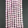 Madreperla Tonalità Rosa Perline Forma Tondo Sfaccettato 08mm