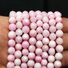 Madreperla Tonalità Rosa Perline Forma Tondo Sfaccettato 08mm