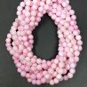 Madreperla Tonalità Rosa Perline Forma Tondo Sfaccettato 08mm