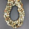 Diaspro Verde (Riolite) Perline Forma Tondo Sfaccettato 08mm