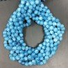 Angelite Perline Forma Tondo Sfaccettato 08mm
