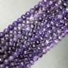 Ametista Africana Perline Forma Tondo Sfaccettato 08mm