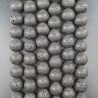 Pietra Lavica Perline Forma Tondo Liscio 14mm