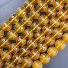 Topazio Giallo Idrotermale Perline Forma Tondo Sfaccettato 16mm