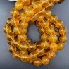 Topazio Giallo Idrotermale Perline Forma Tondo Sfaccettato 16mm