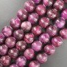 Sugilite Rinforzato in Perline Forma Tondo Liscio Foro Passante 16mm