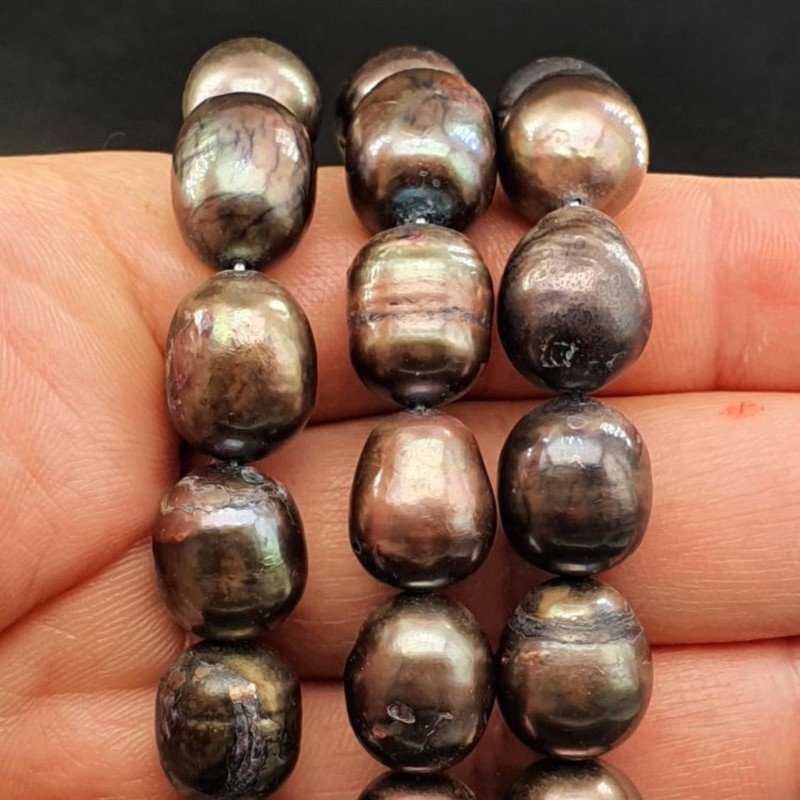 Perle di fiume peacock potato