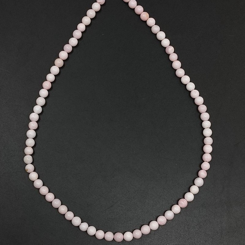 Opale Rosa (AA) Prima Scelta Tondo Lisce A Mano