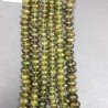 Peridoto Naturale in Perline Forma Rondelle Sfaccettato a Mano Foro Passante 06-10mm