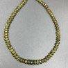 Peridoto Naturale in Perline Forma Rondelle Sfaccettato a Mano Foro Passante 06-10mm