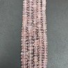 Quarzo Rosa Naturale in Perline Forma Rondelle Sfaccettato a Mano Foro Passante 08mm