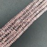 Quarzo Rosa Naturale in Perline Forma Rondelle Sfaccettato a Mano Foro Passante 08mm