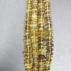 Quarzo Birra Verde Naturale in Perline Forma Rondelle Sfaccettato a Mano Foro Passante a Gradazione 07-12mm Quarzo Birra Verde Naturale in Perline Forma Rondelle Sfaccettato a Mano Foro Passante a Gradazione 07-12mm